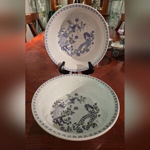 2 Figgjo Flint Lotte 9" Bowls